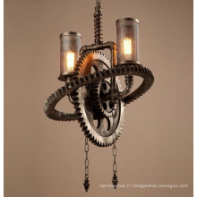 American Retro Industrial Cafe Bar Lustre Fer Vintage Pendentif Lampe